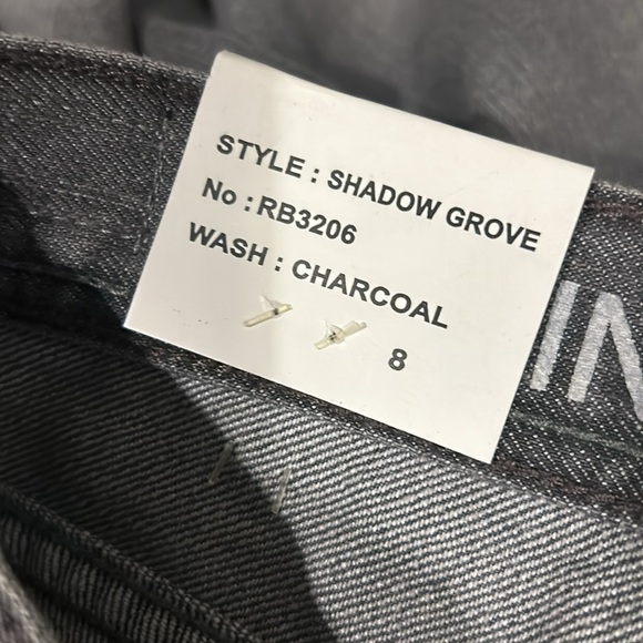 Ring of Fire Boys Gray Jeans Straight Cut Size 8 - Picture 5 of 6